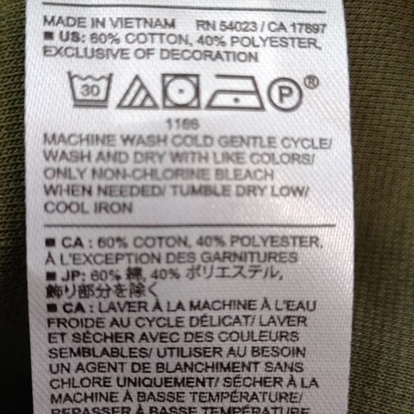 Banana Republic Women's Green Utility ZIP Up Jacket Size X-small - Picture 10 of 10